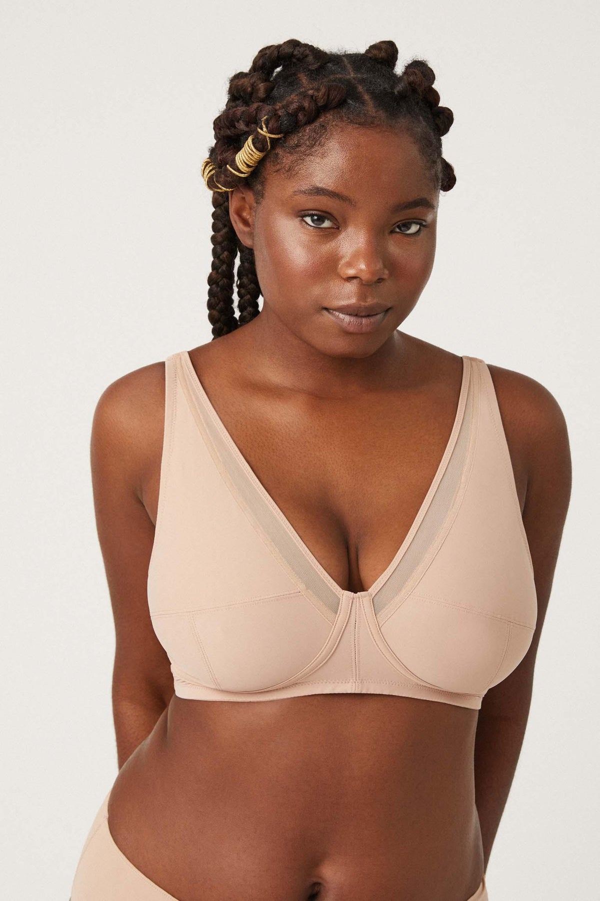 Brasier reductor triángulo nude copas D y E
