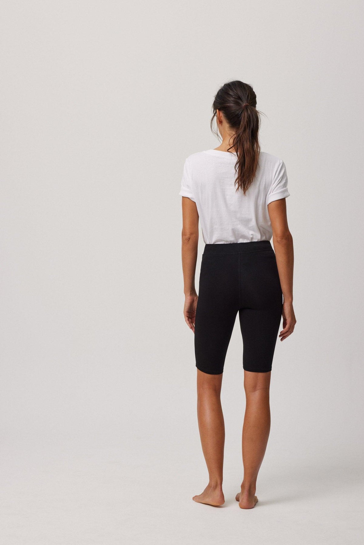 Leggings básicos cortos negro