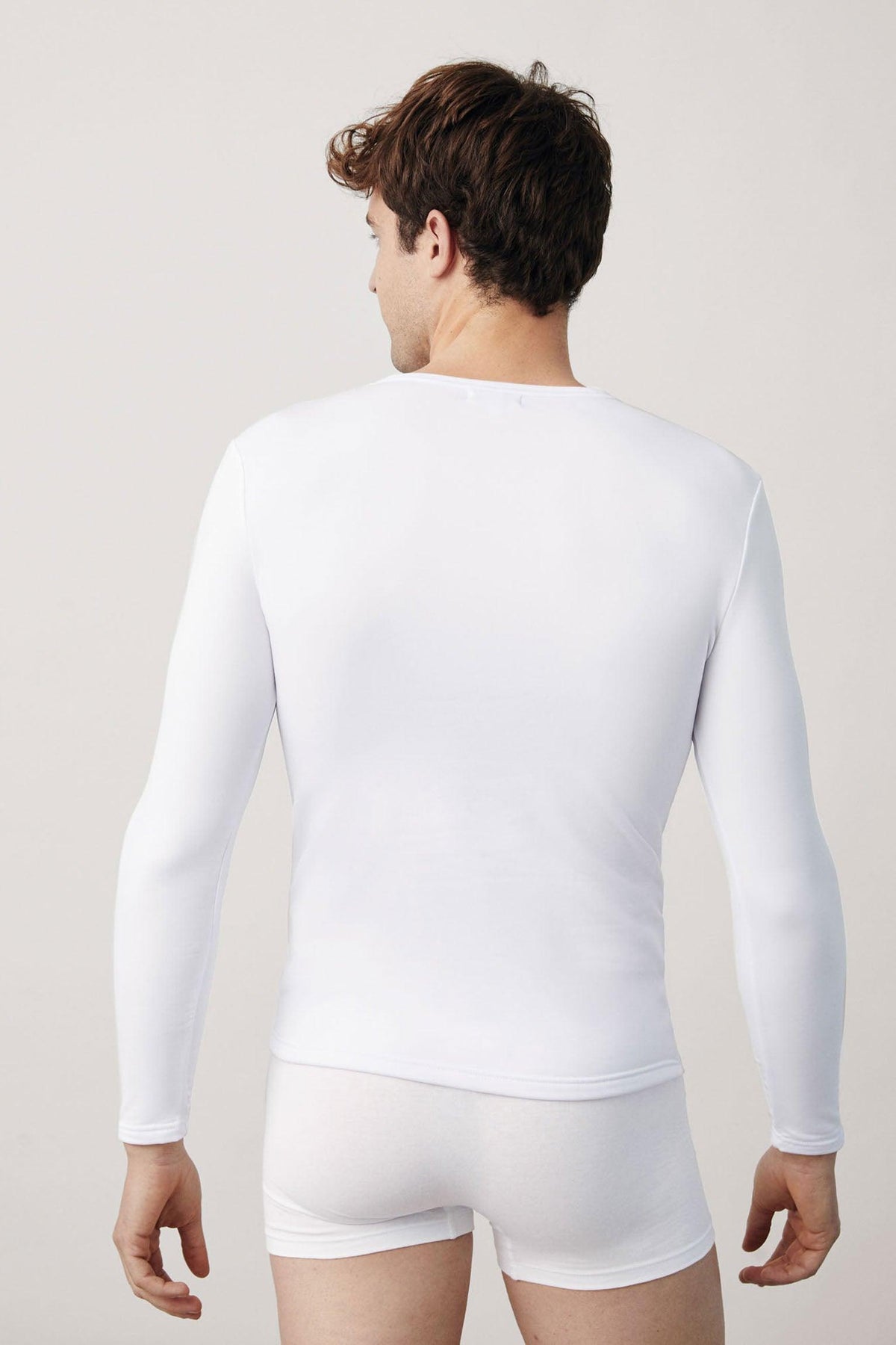 Camiseta térmica interior manga larga blanco