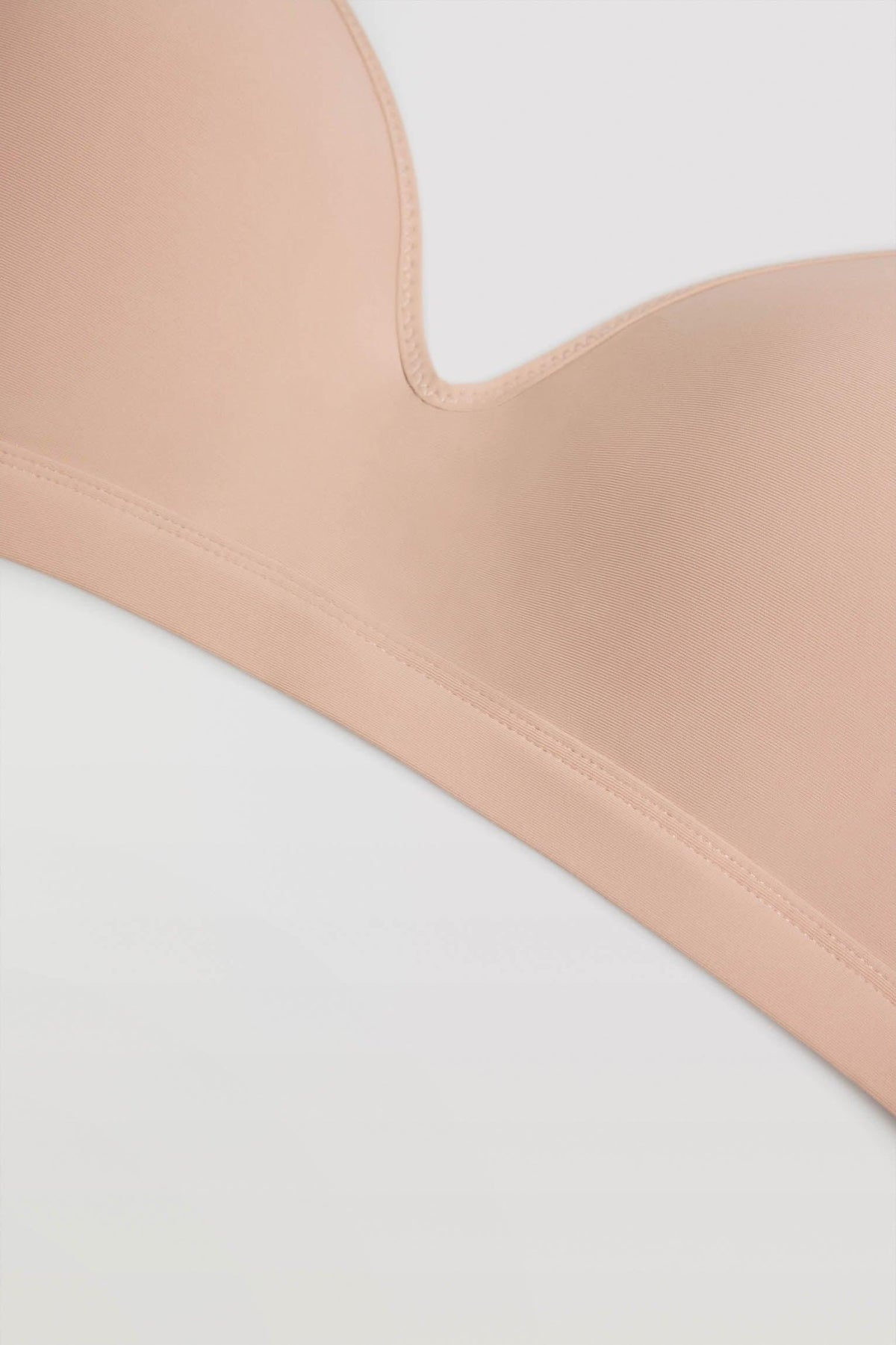 Bra sin aro con relleno nude