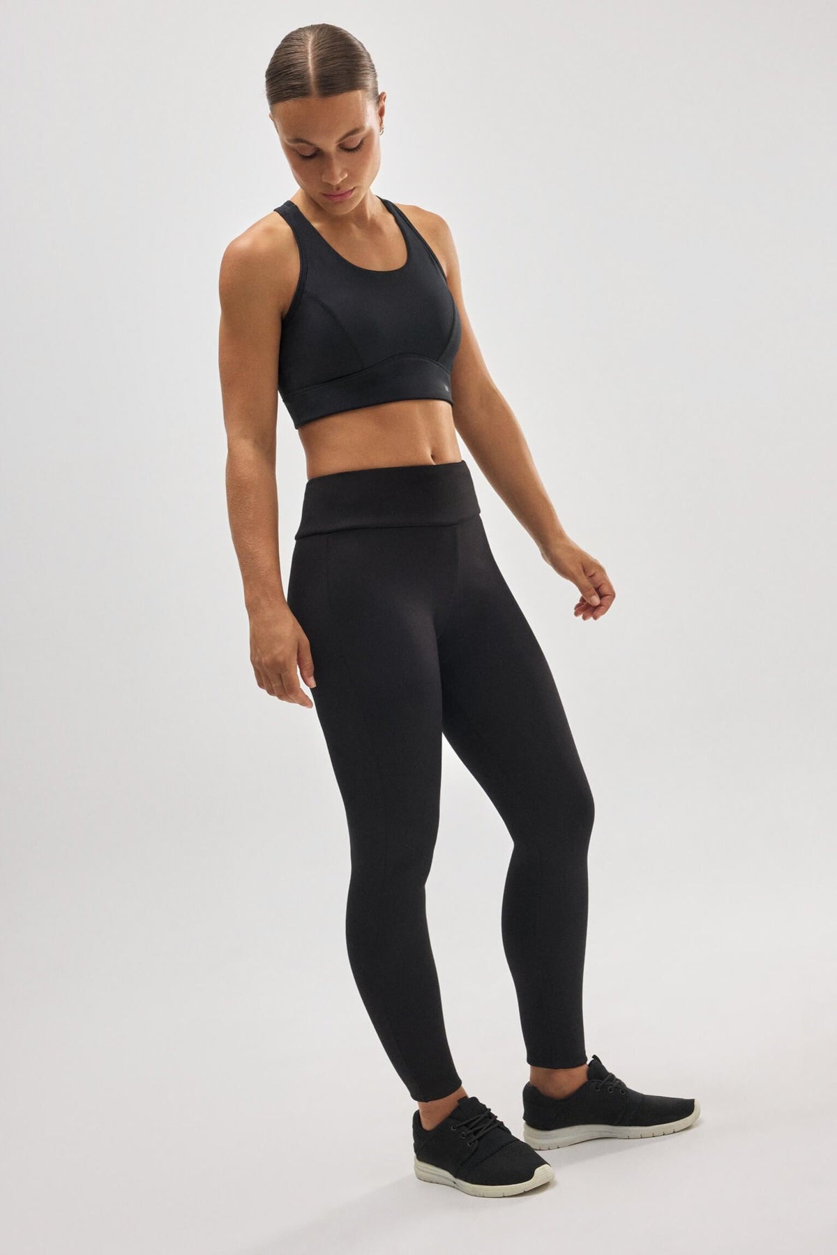 ULTRA TÉRMICO Leggings deportivos afelpado polar negro