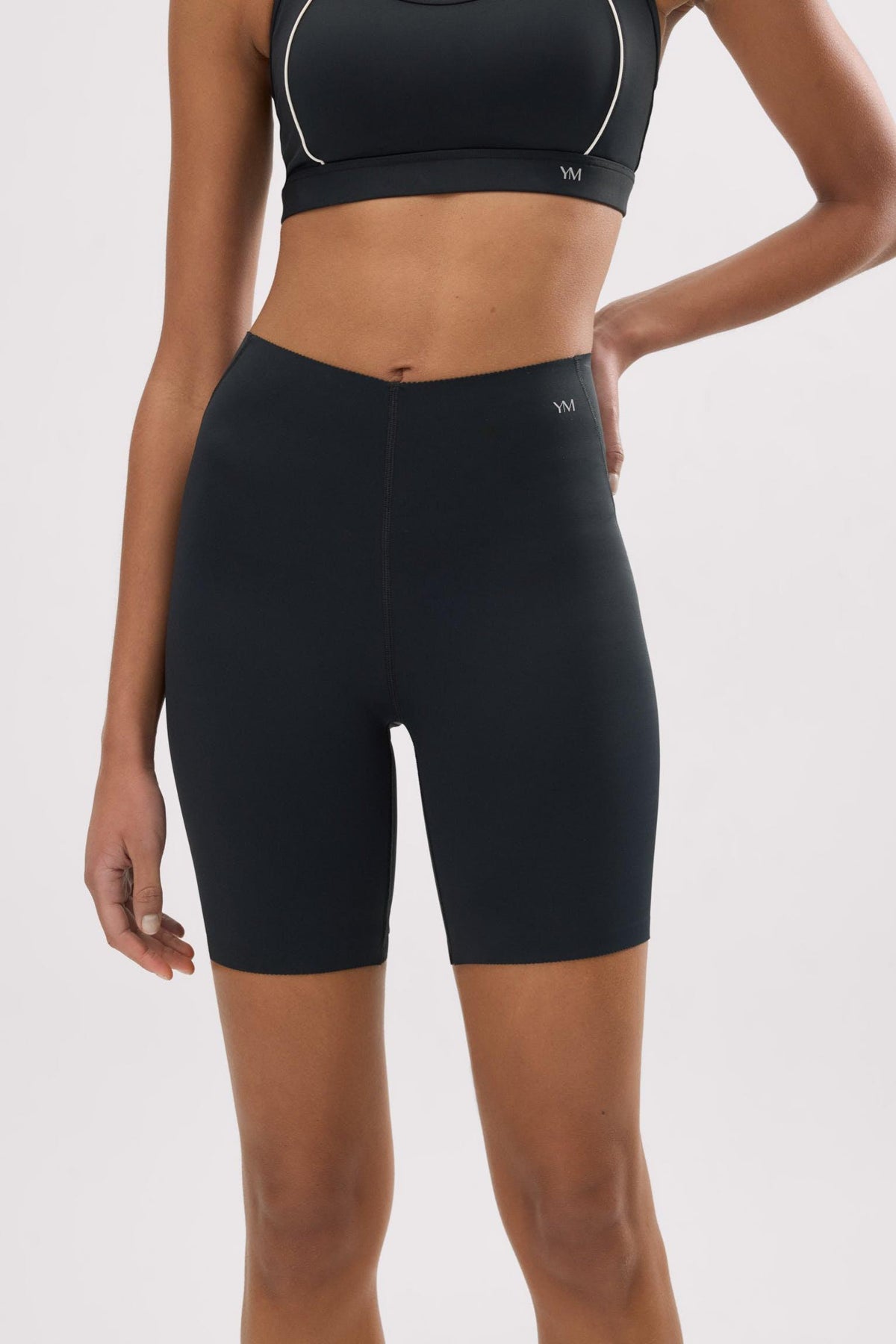 Leggings deportivos Compressive cortos negro
