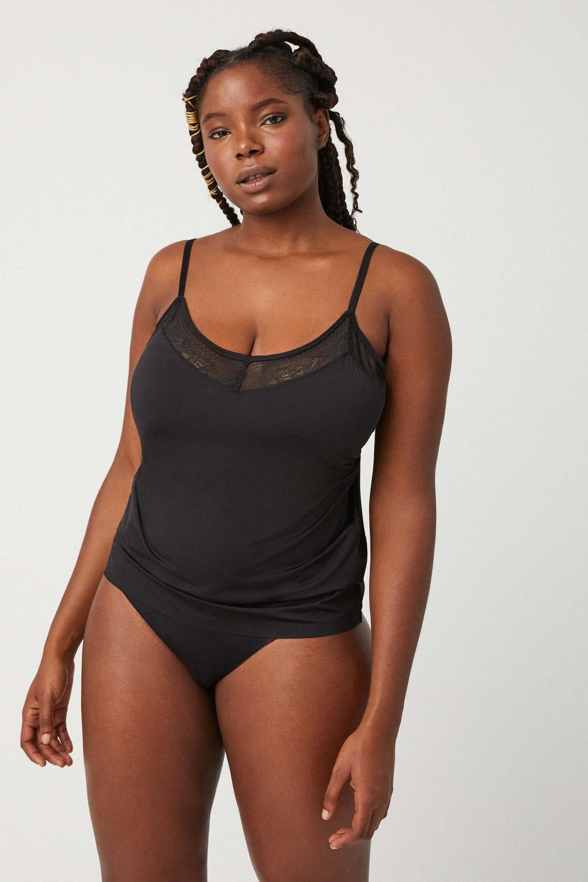 Camiseta de tirantes negra