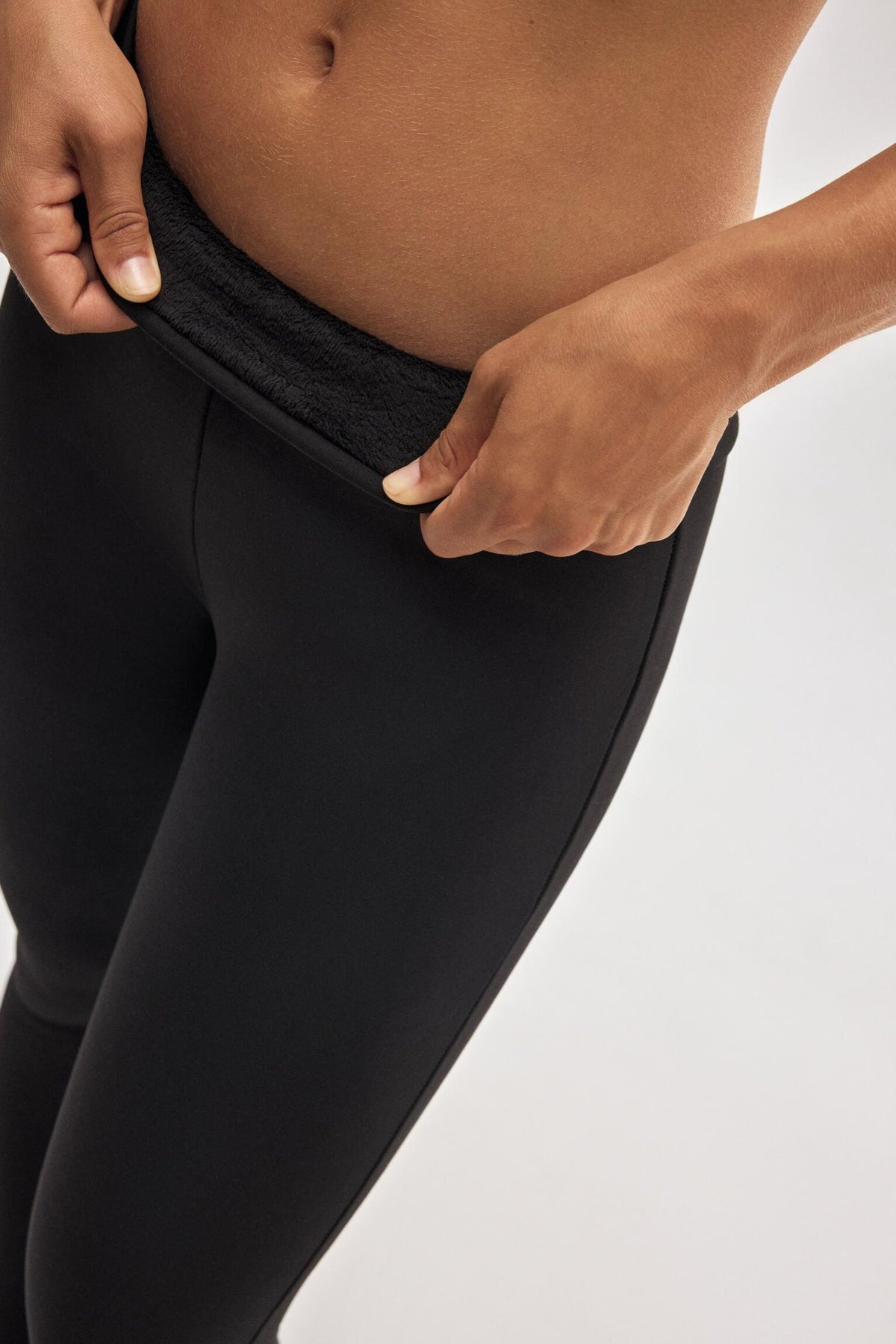 ULTRA TÉRMICO Leggings deportivos afelpado polar negro