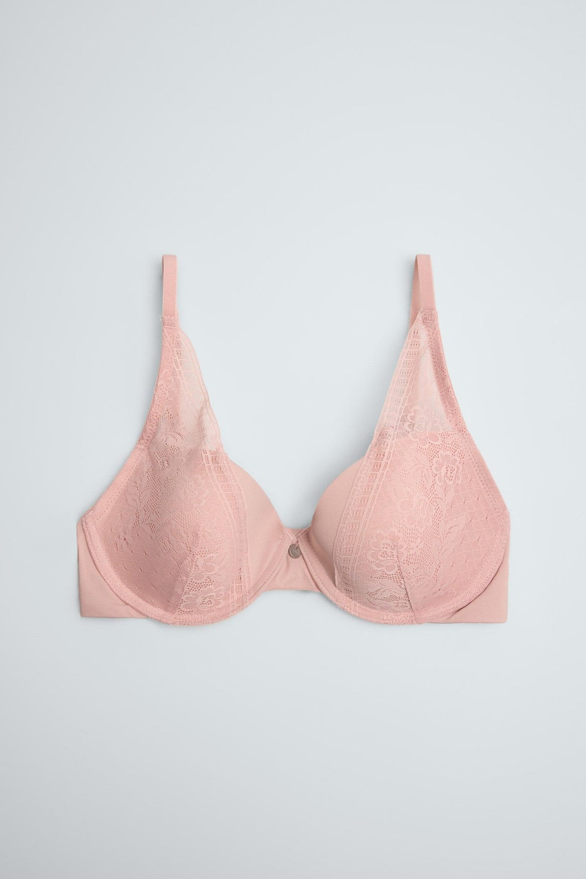 Brasier con aro con relleno rosa
