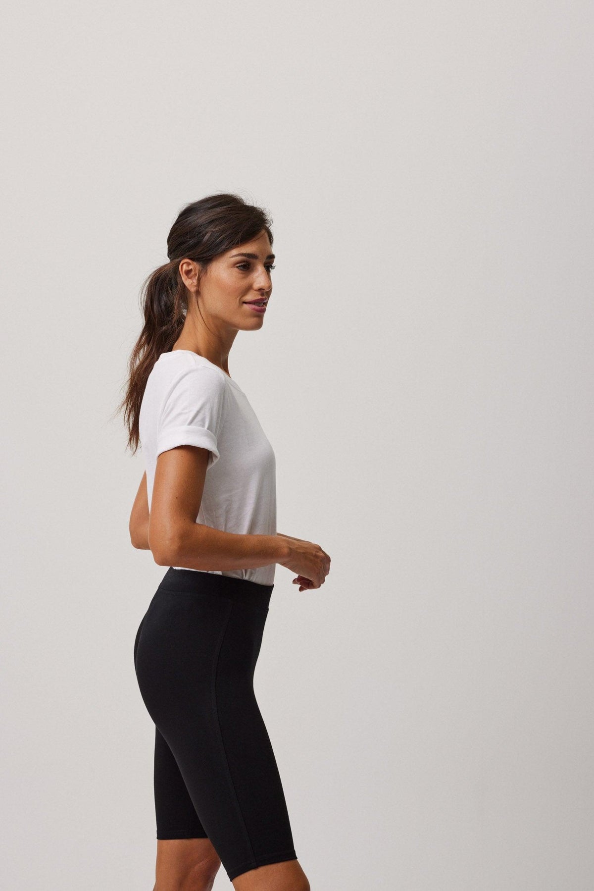 Leggings básicos cortos negro