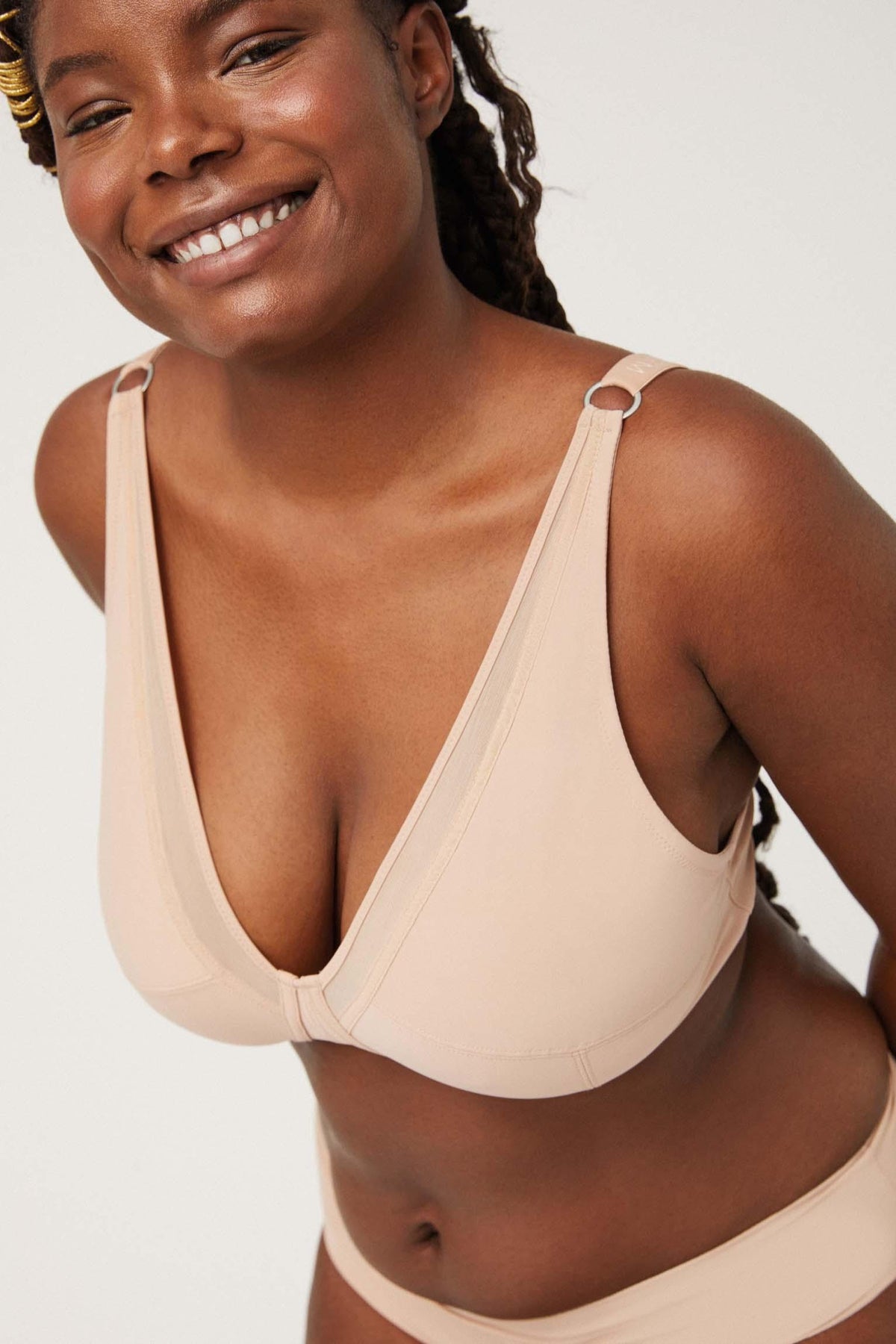 Brasier reductor triángulo nude copas D y E