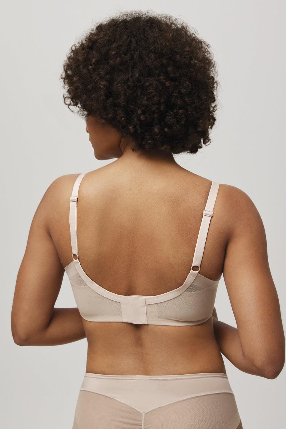 Brasier con aro y relleno con tul nude