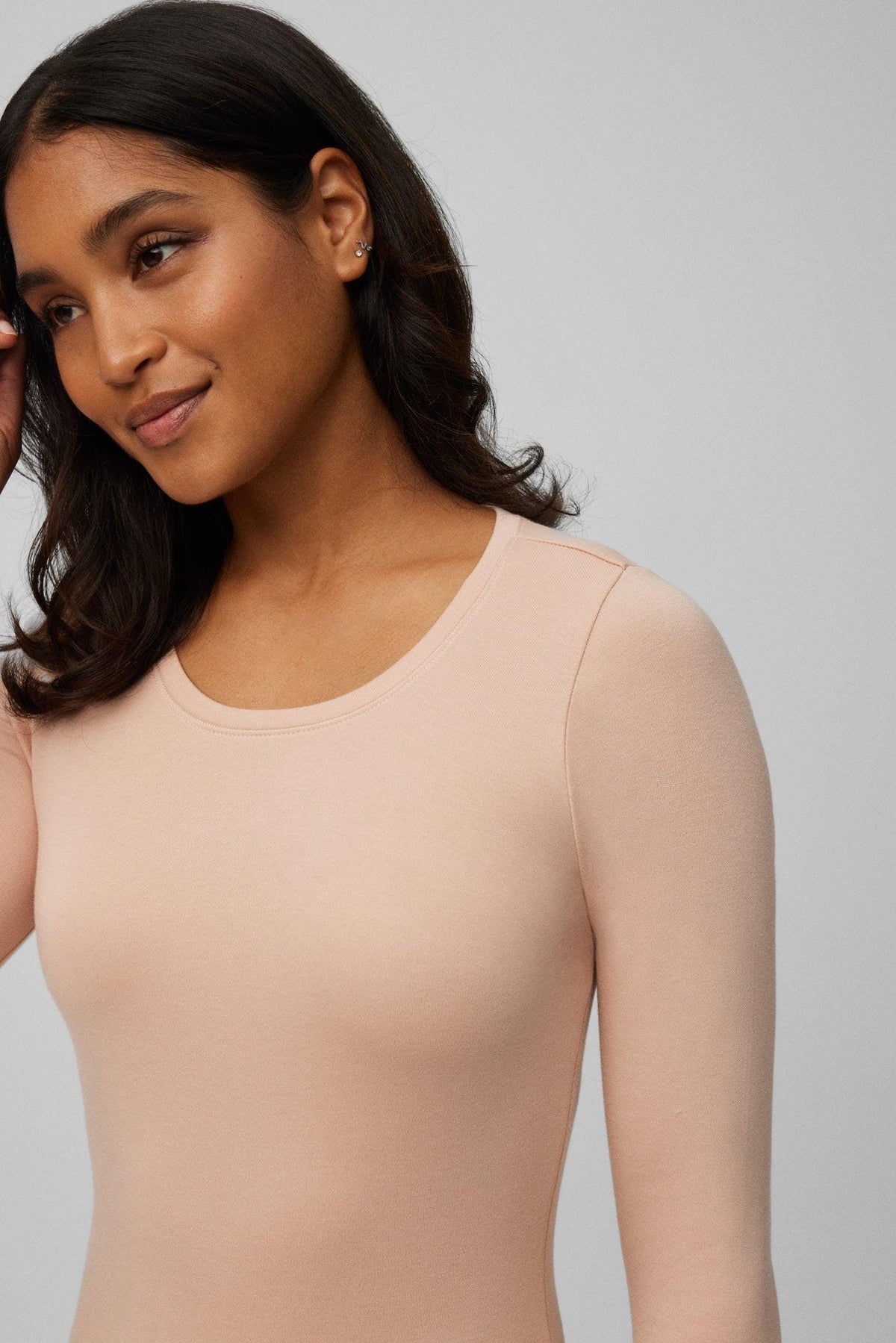 Camiseta térmica de control de temperatura manga larga nude
