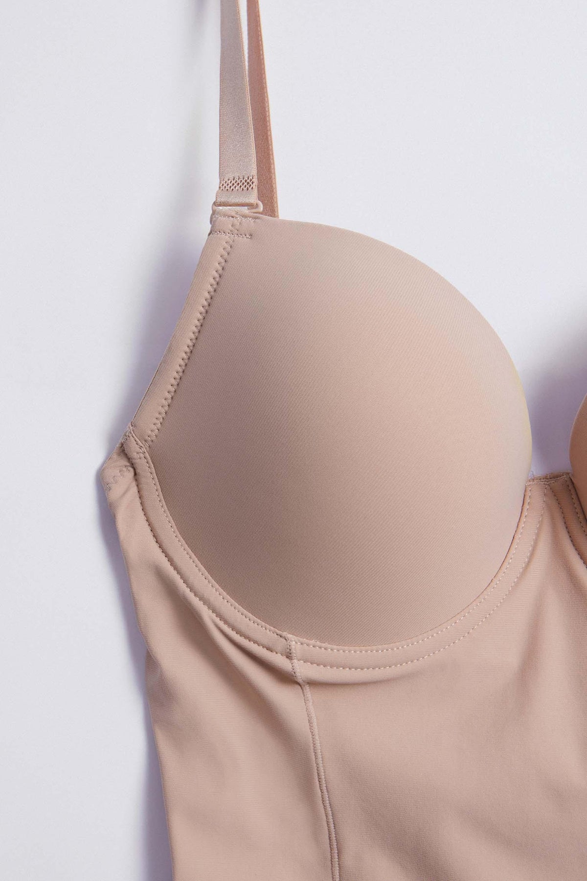 Body reductor con aro espalda abierta nude