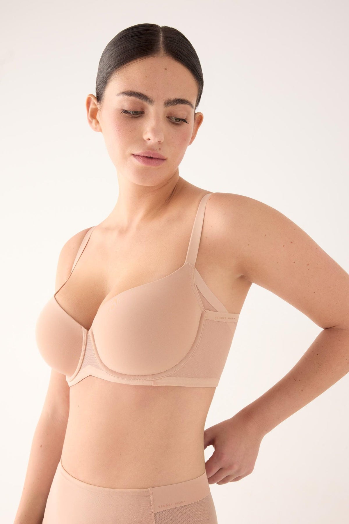 Brasier capacidad nomarks Sol con aro con relleno nude | Paula Echevarría