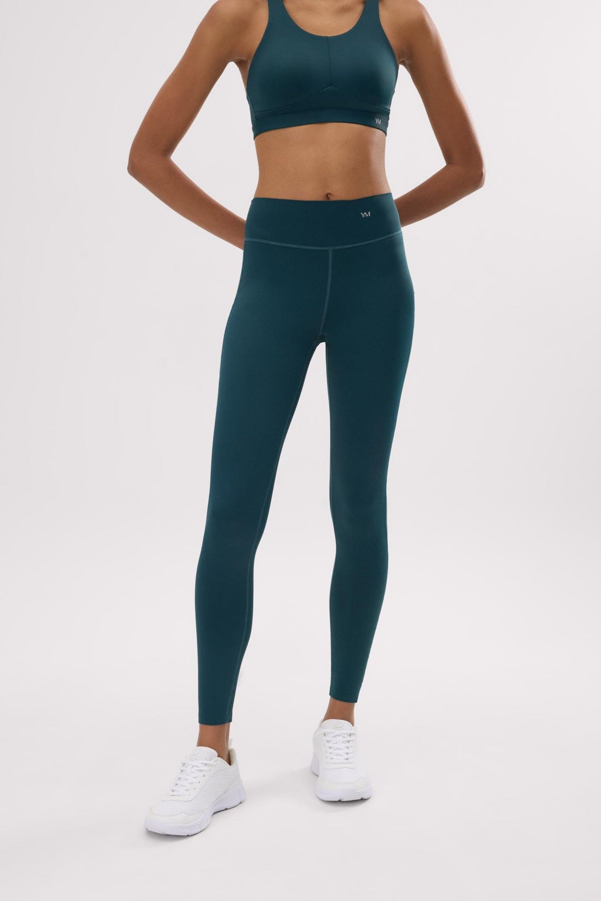 Leggings deportivos Compressive efecto push-up verde botella