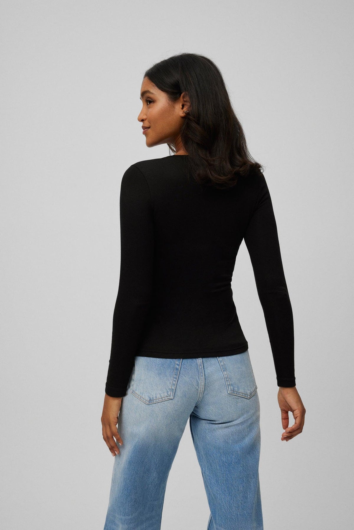 Camiseta térmica control de temperatura manga larga negro