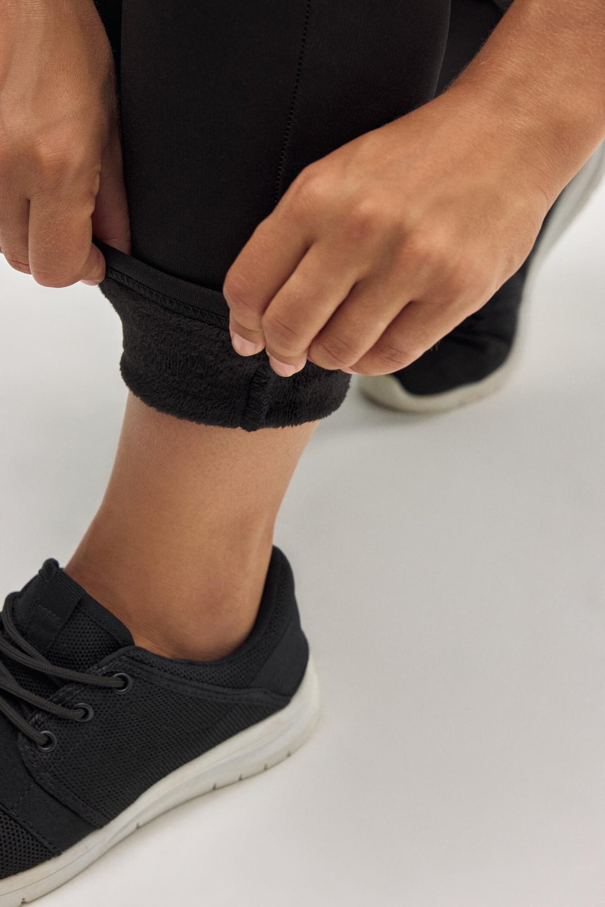 ULTRA TÉRMICO Leggings deportivos afelpado polar negro